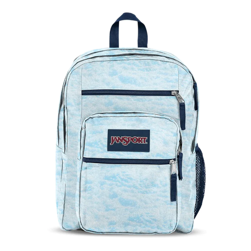 cloud jansport backpack Big Student front utility pocket with organizer JanSport Big Student Backpack -