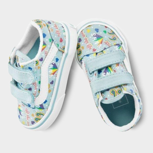 Rainbow vans toddler shoes online