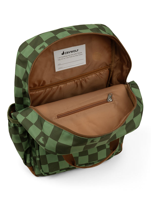 CRYWOLF KNAPSACK Green Check