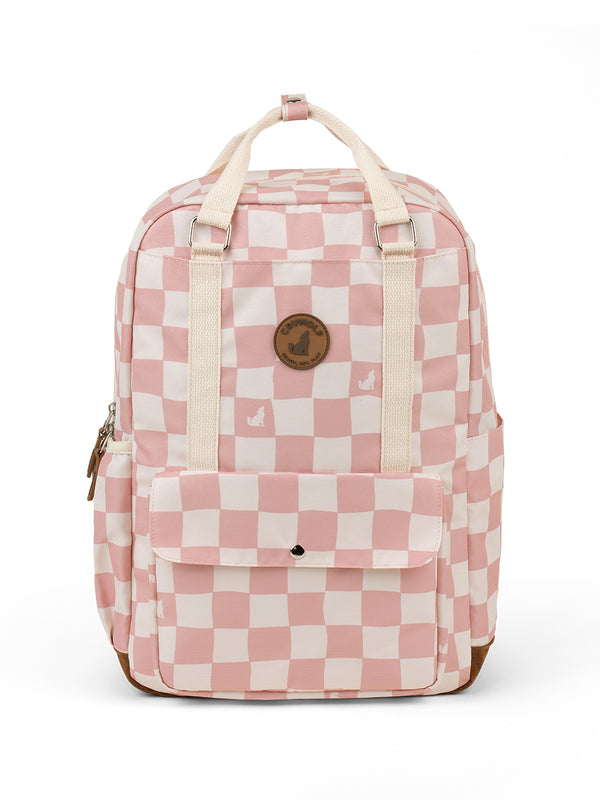 CRYWOLF KNAPSACK Pink Check