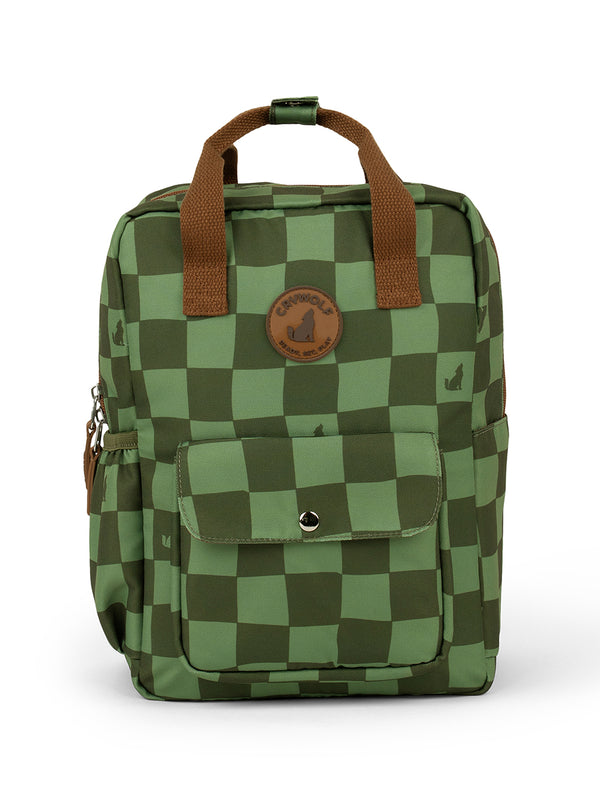 CRYWOLF MINI BACKPACK Green Check