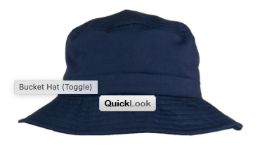 Navy Bucket Hat