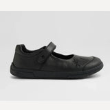 Bobux KP Skipper Black Leather Flat Shoes