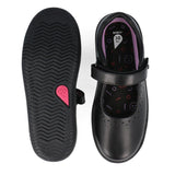 Bobux KP Bestie Black Leather Flat Shoes