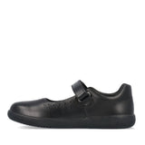 Bobux KP Bestie Black Leather Flat Shoes