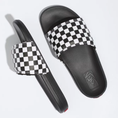 Checkerboard slides deals double strap