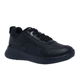 Clarks Hero Black School Shoes