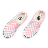 Vans Classic Slip-On Checkerboard Powder Pink / True White