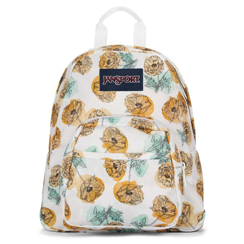 JanSport Half Pint Sloppy Poppy Gold Janbells
