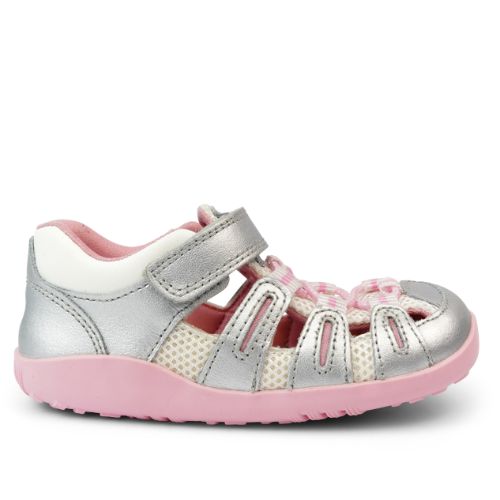 Bobux I-Walk Summit Silver Metallic / Candy