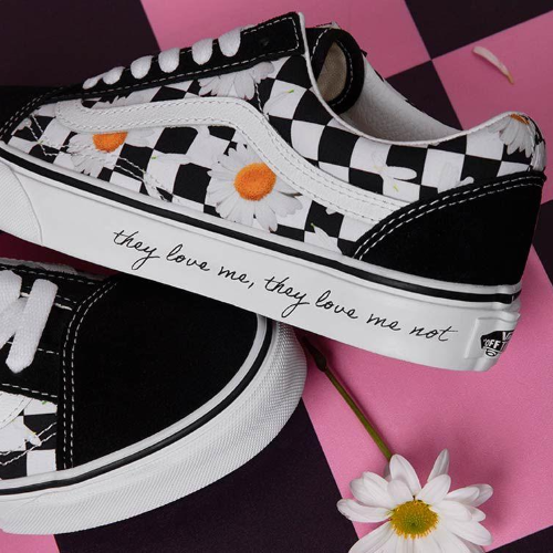 Vans Old Skool Love Me Loves Me Not - Daisy/True White