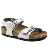 Birkenstock Rio Kids Birko-Flor Silver