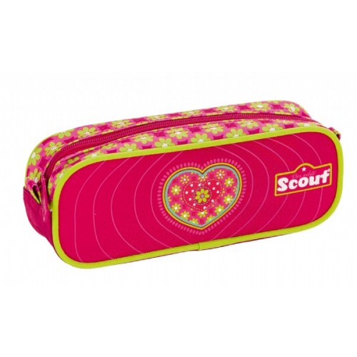 Scout Pencil Case - Pink Heart