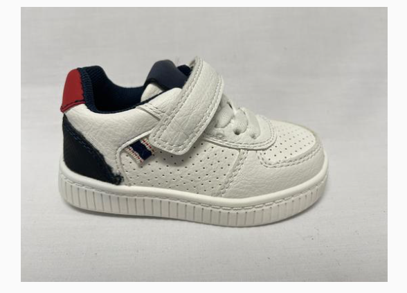 Grosby Dendy B White/Navy/Red