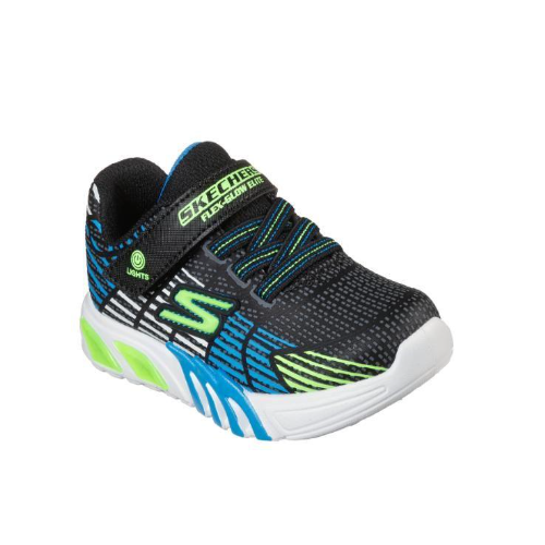 Skechers Flex-Glow Elite Black/Blue/Lime