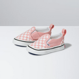Vans Slip-On V Checkerboard Powder Pin / True White