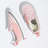 Vans Slip-On V Checkerboard Powder Pin / True White