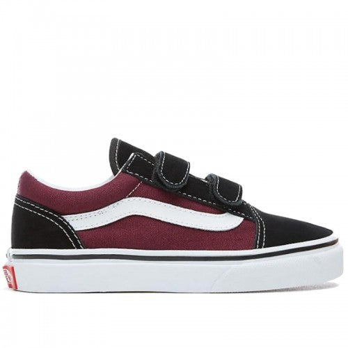 Vans Old Skool V Pop Black / OG Burgundy