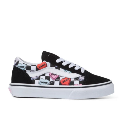 Vans Old Skool Candy Hearts Black True White Janbells