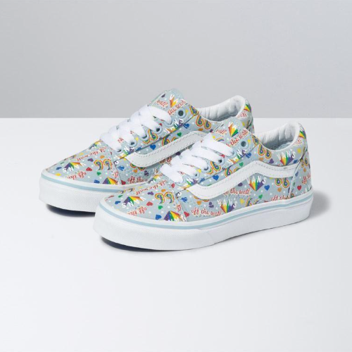 Vans Old Skool Rainbow - Winter Sky/True White