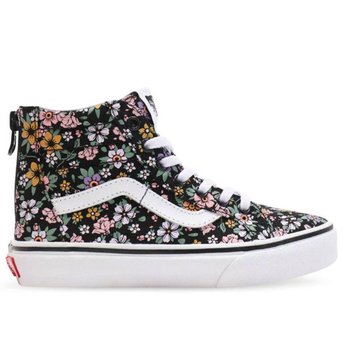 Floral vans high tops discount