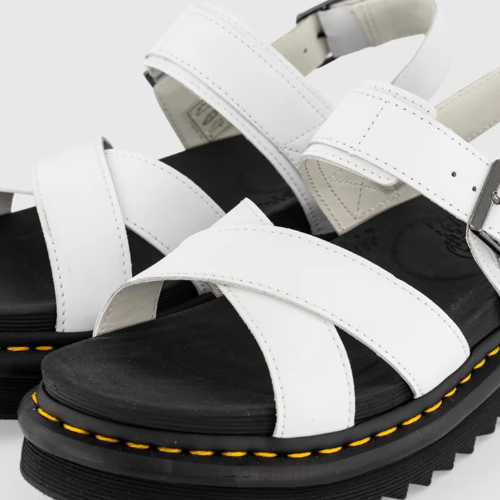 Dr Martens Voss II Cross Strap Sandal White