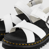 Dr Martens Voss II Cross Strap Sandal White