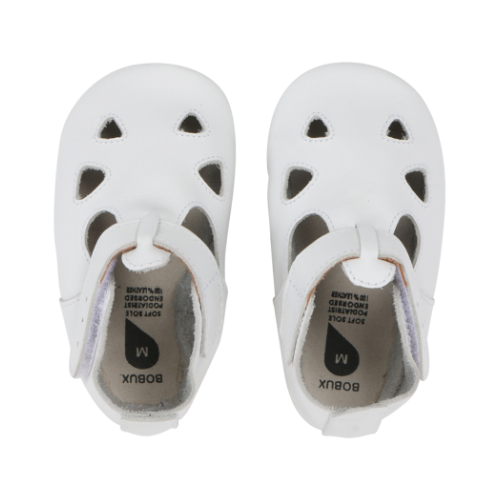 Bobux Soft Sole Zap White